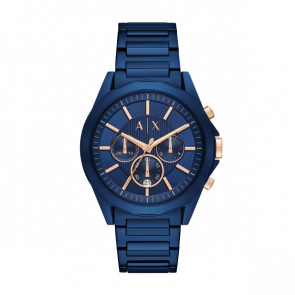 Correa de reloj Armani Exchange AX2607 Acero Azul 22mm