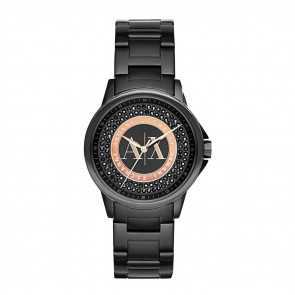 Correa de reloj Armani Exchange AX4323 Acero Negro 18mm