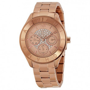 Correa de reloj Armani Exchange AX5153 Acero inoxidable Rosa 18mm