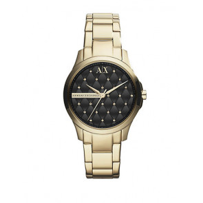 Correa de reloj Armani Exchange AX5227 Acero Chapado en oro 18mm