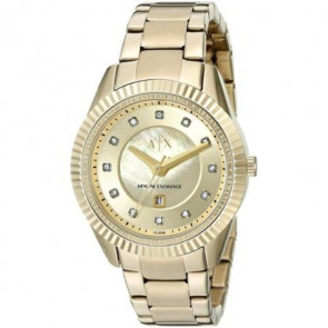 Correa de reloj Armani Exchange AX5431 Acero Chapado en oro 18mm