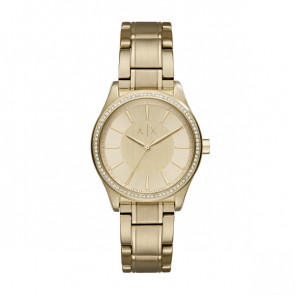 Correa de reloj Armani Exchange AX5441 Acero Chapado en oro 18mm