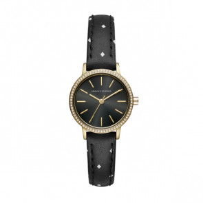 Correa de reloj Armani Exchange AX5543 Cuero Negro 14mm