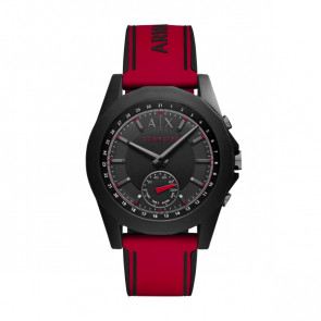 Correa de reloj Armani Exchange AXT1005 Caucho Rojo 22mm