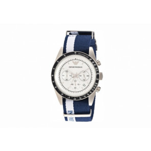Correa de reloj Armani Ar6108.BL Nylon/perlón Azul 23mm