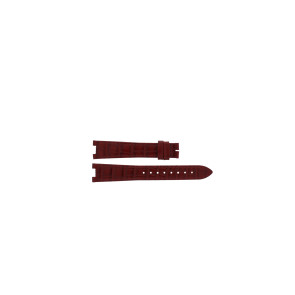 Correa de reloj Balmain B81344212 Cuero Rojo 16mm
