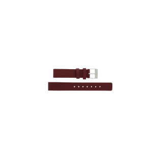 Correa de reloj Davis BB1204R Cuero Rojo 14mm