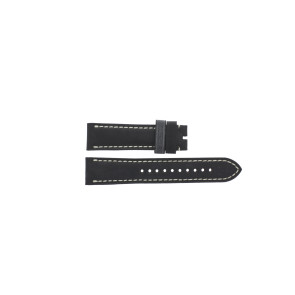 Correa de reloj Burberry BBY1100 Cuero Negro 22mm