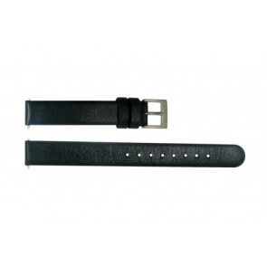 Mondaine correa de reloj BM20022 / FE3112.20Q.1 Cuero Negro 12mm