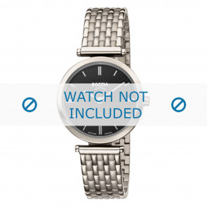 Boccia correa de reloj 3253-04 Titanio Plateado 14mm