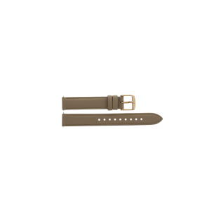 Correa de reloj Fossil BQ1576 Cuero Beige 14mm