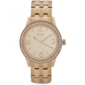 Correa de reloj Fossil BQ1671 Acero inoxidable Rosado 18mm