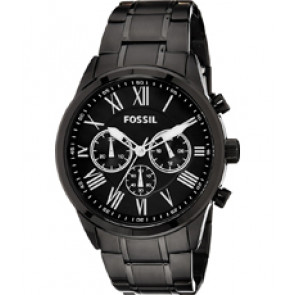 Correa de reloj Fossil BQ1743 Acero Negro 22mm