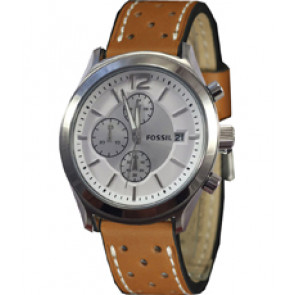Correa de reloj Fossil BQ2040 Cuero Marrón 22mm