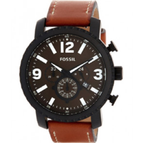 Correa de reloj Fossil BQ2052 Cuero Marrón 24mm