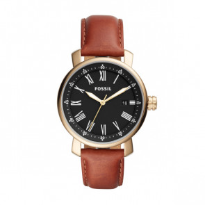 Correa de reloj Fossil BQ2288 Cuero Cognac 20mm