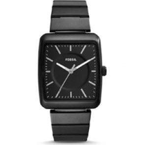 Correa de reloj Fossil BQ2354 Acero inoxidable Negro 20mm