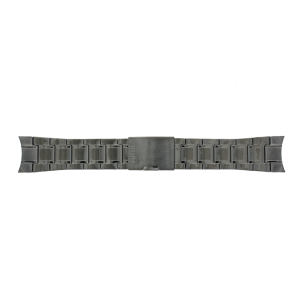 Correa de reloj Fossil BQ2384 Acero inoxidable Gris antracita 26mm