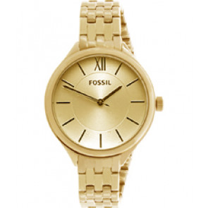 Correa de reloj Fossil BQ3050 Acero inoxidable Chapado en oro 14mm