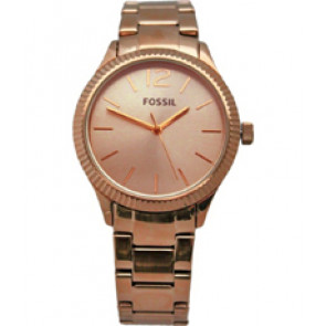 Correa de reloj Fossil BQ3075 Acero inoxidable Rosado 18mm