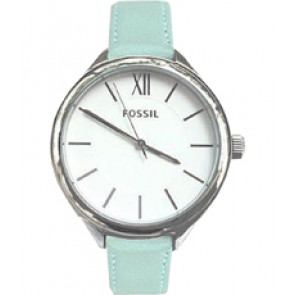 Correa de reloj Fossil BQ3080 Cuero Verde 14mm
