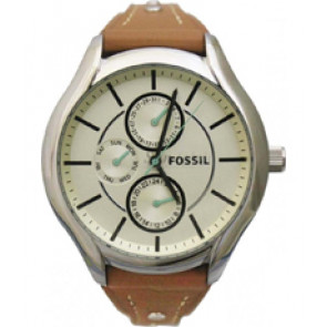 Correa de reloj Fossil BQ3090 Cuero Marrón 18mm
