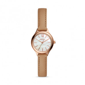 Correa de reloj Fossil BQ3134 Cuero Marrón 10mm