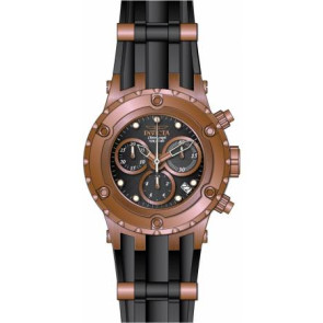 Invicta correa de reloj Subaqua 16088 Silicona Negro 24mm