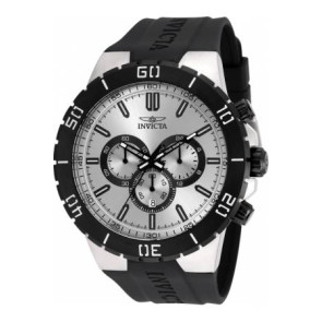 Correa de reloj Invicta 19196.01 Caucho Negro