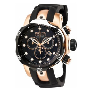 Correa de reloj Invicta 0948.01 Caucho Negro