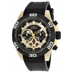 Correa de reloj Invicta 21739 Caucho Negro