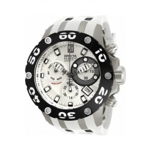 Correa de reloj Invicta 12947.01 Caucho Blanco