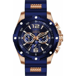 Correa de reloj Invicta 39990 Caucho Azul