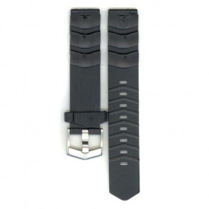 Correa de reloj Tag Heuer CA1214 / BT0700 Caucho Negro 18mm