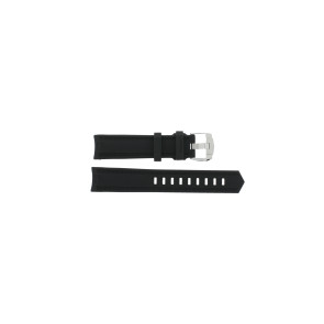 Correa de reloj Tag Heuer WAY111A / WAY111Z / BT0722 Caucho Negro 20.5mm