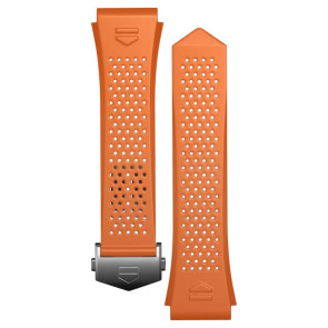 Correa de reloj Reloj inteligente Tag Heuer SBR8A10 / BT6265 Caucho Naranja
