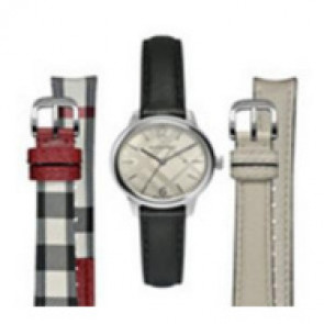 Correa de reloj Burberry BU10112 Cuero Beige 14mm