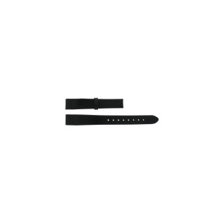 Correa de reloj Burberry BU1053 Cuero suave Negro 14mm