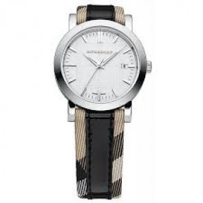 Correa de reloj Burberry BU1396 Cuero/Plástico Multicolor 17mm