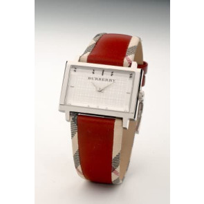 Correa de reloj Burberry BU2152 Cuero Multicolor 22mm