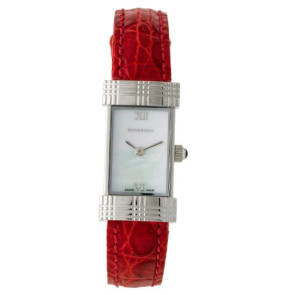 Correa de reloj Burberry BU4551 Cuero Rojo 13mm