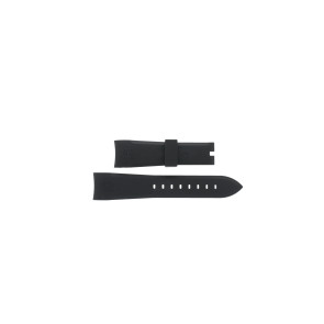 Correa de reloj Burberry BU7505 Caucho Negro 22mm