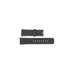 Correa de reloj Burberry BU7713 Caucho Gris 24mm