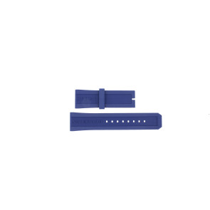 Correa de reloj Burberry BU7711 / BU7714 Caucho Azul 24mm