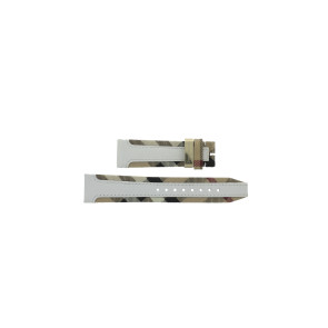 Correa de reloj Burberry BU9015 / Antima 31354 Plástico Blanco