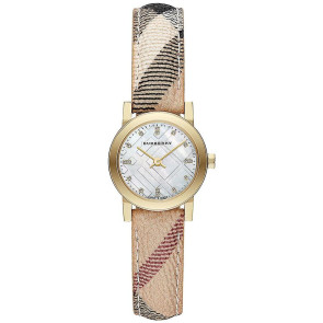 Correa de reloj Burberry BU9226 Cuero Bicolor