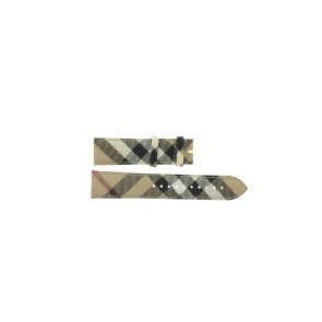 Correa de reloj Burberry BU9360 Cuero Multicolor 22mm