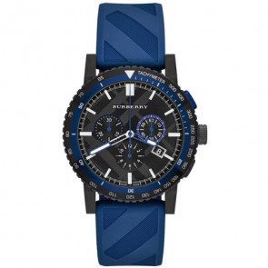 Correa de reloj Burberry BU9807 Plástico Azul 20mm