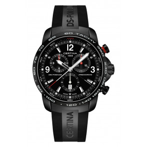 Correa de reloj Certina C603018862 Caucho Negro 21mm
