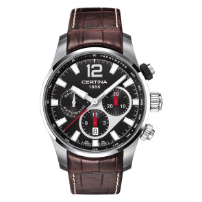 Correa de reloj Certina C008427A / C600015233 / C0084271605700A Cuero Marrón